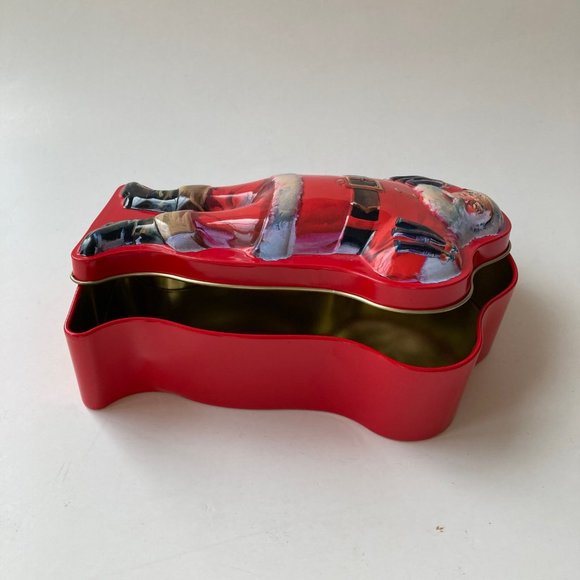 VTG Coca Cola Santa Claus 6.5" H Tin (No Cards) Coca Cola Christmas Collectible - Picture 9 of 16